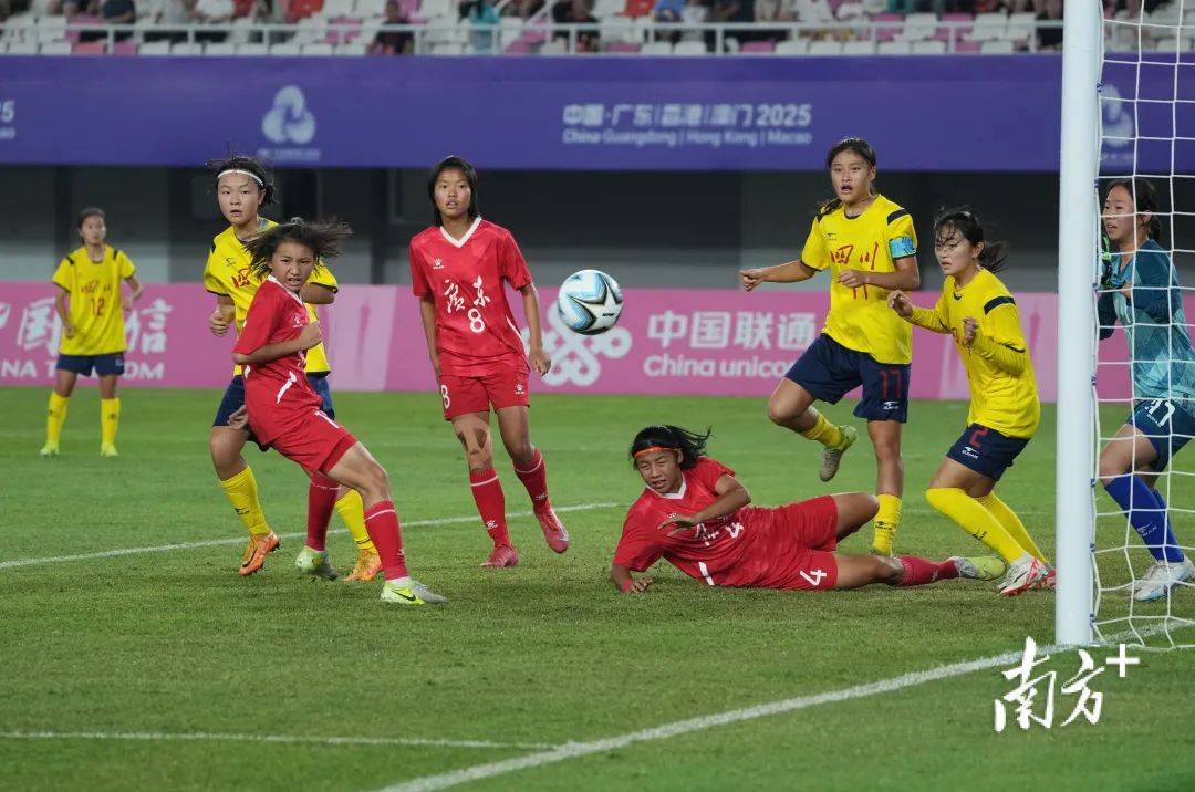 包含全运会女足U16决赛：上海1-0广东，白水灵扑点的词条